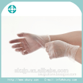 alibaba express transparent medical disposable vinly/pve gloves